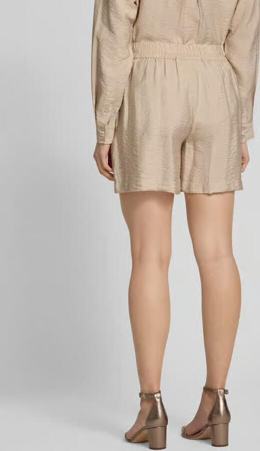 My Essential Wardrobe Relaxed fit korte broek in kreuklook model 'Kelly'