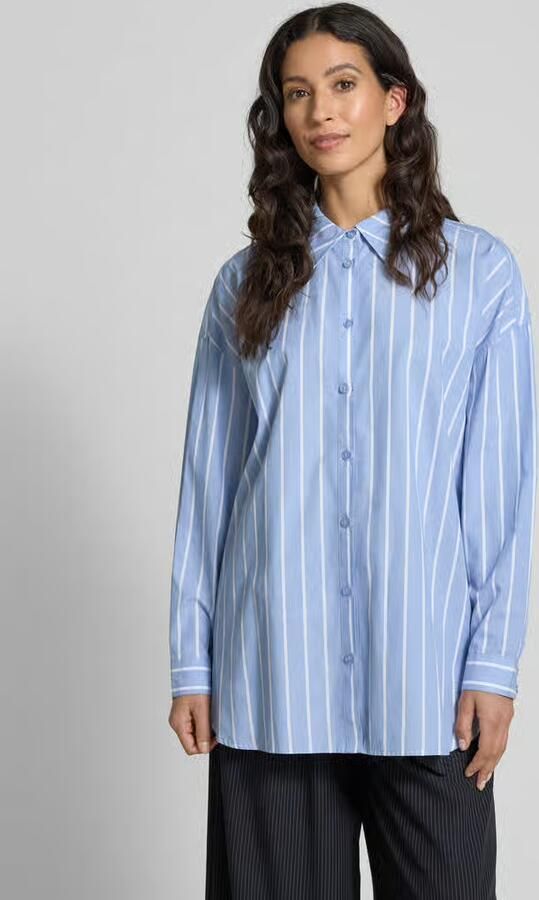 My Essential Wardrobe Relaxed fit overhemdblouse met manchetten model 'Kiona' - Foto 8