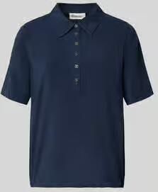 My Essential Wardrobe Relaxed fit Poloshirt van viscosemix Model 'Mindy'