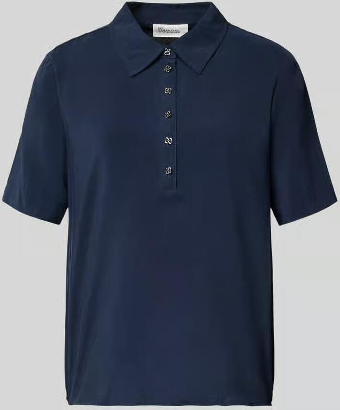 My Essential Wardrobe Relaxed fit Poloshirt van viscosemix Model 'Mindy' - Foto 2