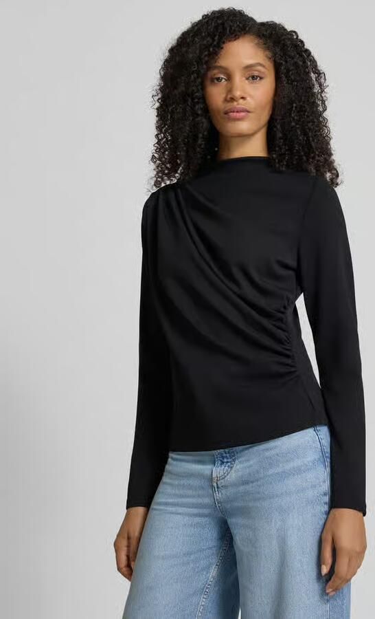 My Essential Wardrobe Shirt met lange mouwen en rimpelingen - Foto 10
