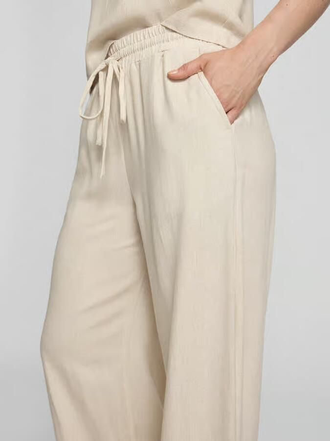 My Essential Wardrobe Stoffen broek met elastische band model 'Dias'
