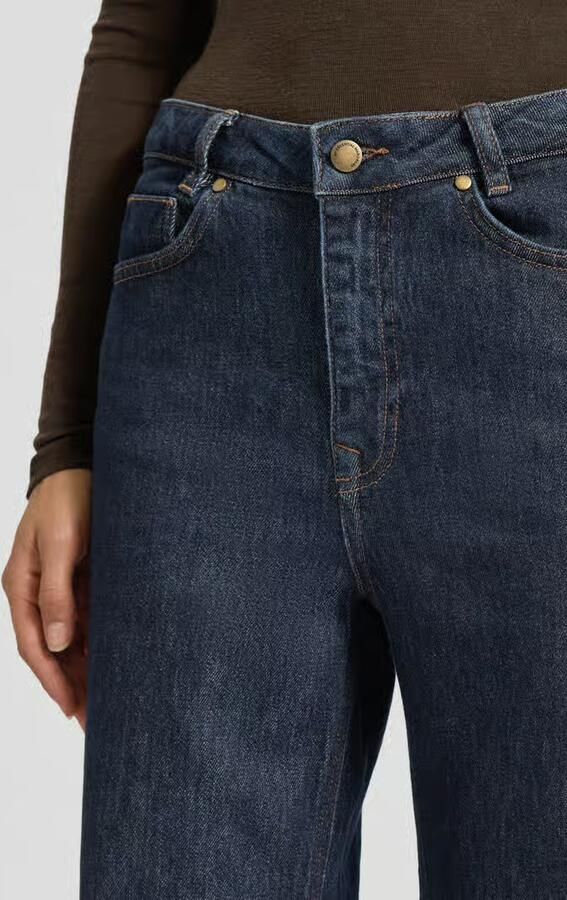 MY ESSENTIAL WARDROBE Dames Jeans Mwkarli 139 High Wide Deco Donkerblauw - Foto 6