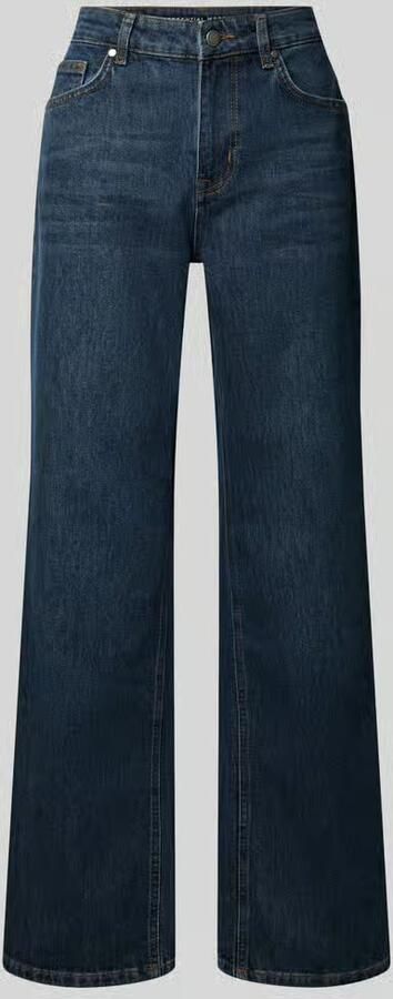 My Essential Wardrobe straight fit jeans van katoenmix model 'The Louis' - Foto 5