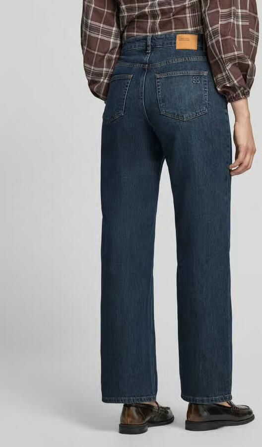 My Essential Wardrobe straight fit jeans van katoenmix model 'The Louis' - Foto 5
