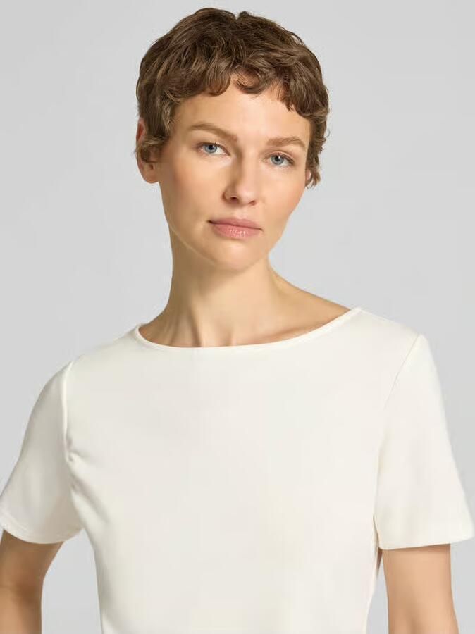 MY ESSENTIAL WARDROBE Dames Tops & T-shirts Mwhelle Assymetric Tee Gebroken Wit - Foto 5