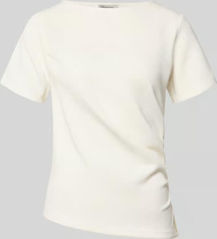 MY ESSENTIAL WARDROBE Dames Tops & T-shirts Mwhelle Assymetric Tee Gebroken Wit - Foto 6