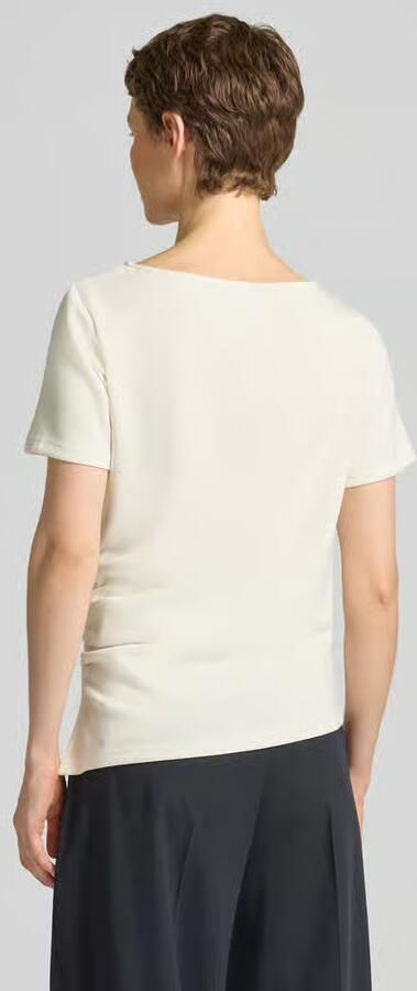 MY ESSENTIAL WARDROBE Dames Tops & T-shirts Mwhelle Assymetric Tee Gebroken Wit - Foto 7