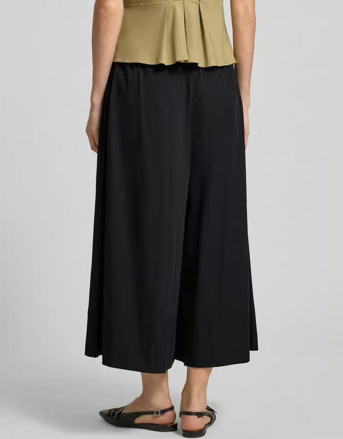 My Essential Wardrobe wide fit stoffen broek met elastische band model 'Sunna' - Foto 2