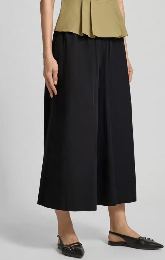 My Essential Wardrobe wide fit stoffen broek met elastische band model 'Sunna' - Foto 3
