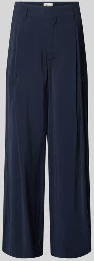 My Essential Wardrobe wide fit stoffen broek van viscosemix model 'Mindy' - Foto 2