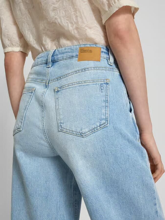 My Essential Wardrobe Wide leg jeans met steekzakken model 'Tusa'