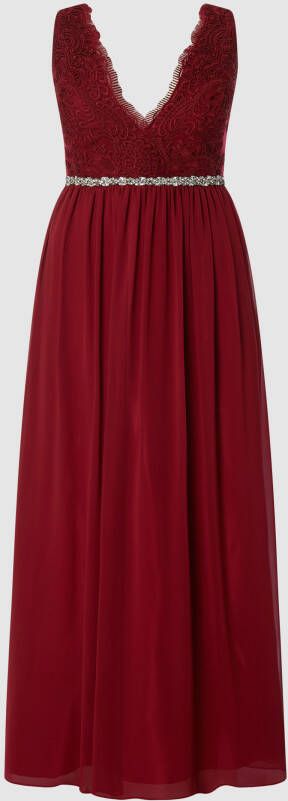 My Mascara Curves PLUS SIZE avondjurk van tule en chiffon