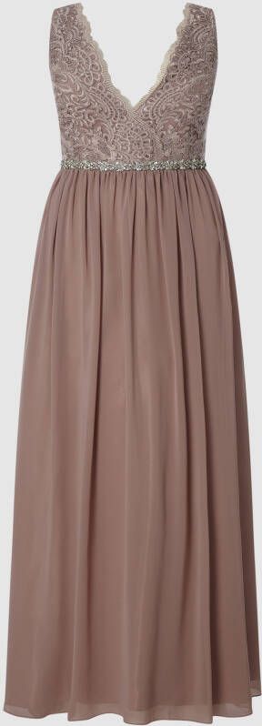 My Mascara Curves PLUS SIZE avondjurk van tule en chiffon
