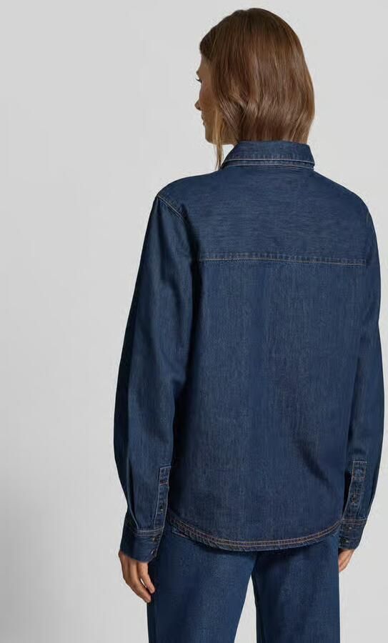 MYON regular fit jeansblouse van puur katoen - Foto 3