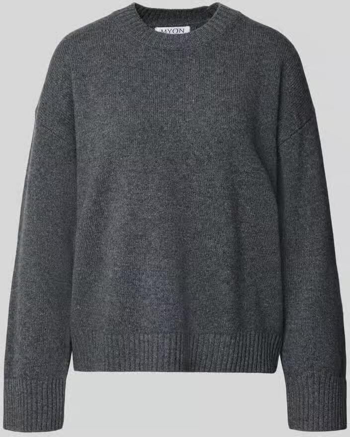 MYON Regular fit pullover van wolmix met kasjmier-aandeel