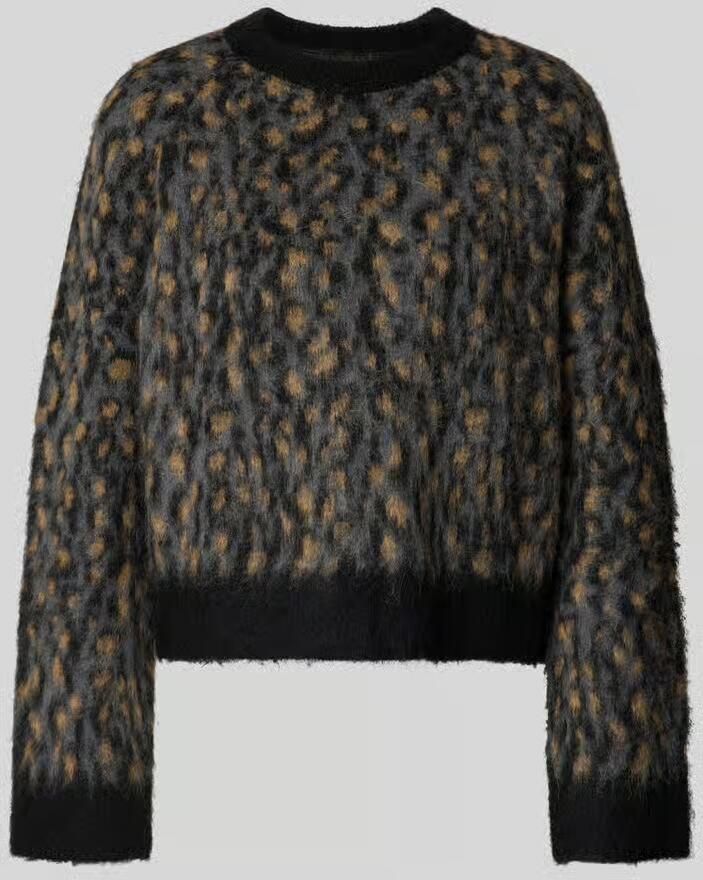 MYON relaxed fit pullover met alpaca-aandeel in tricotlook
