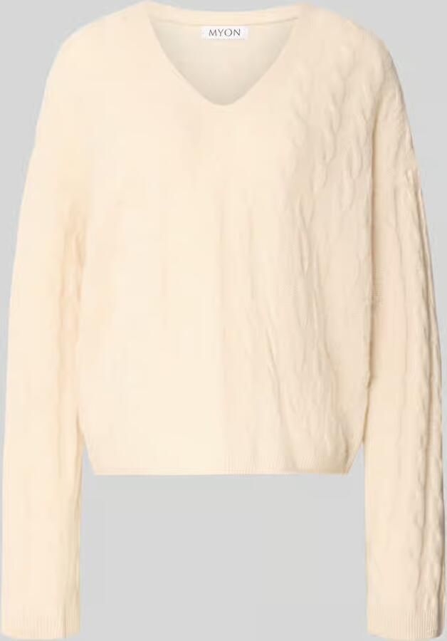 MYON relaxed fit pullover van puur katoen