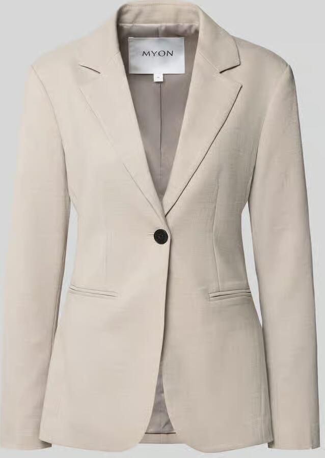 MYON Slim fit colbert in blazerstijl met viscose