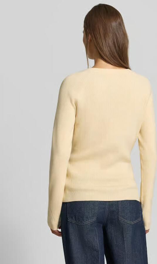 MYON Slim fit shirt met lange mouwen van tricotlook - Foto 3