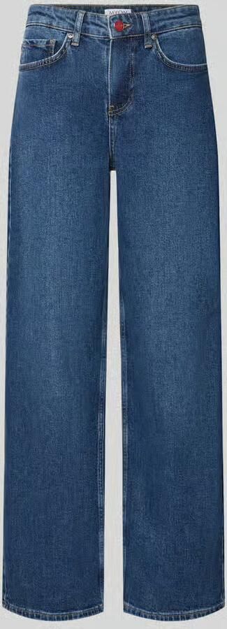 MYON straight fit jeans van katoenmix - Foto 3