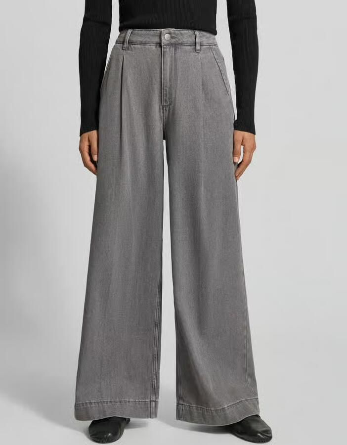 MYON Wide fit Jeans met plooien - Foto 3