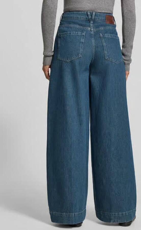 MYON Wide fit Jeans met plooien