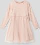Name it MINI A-lijn jurk met biologisch katoen roze Hartjes 104 - Thumbnail 1