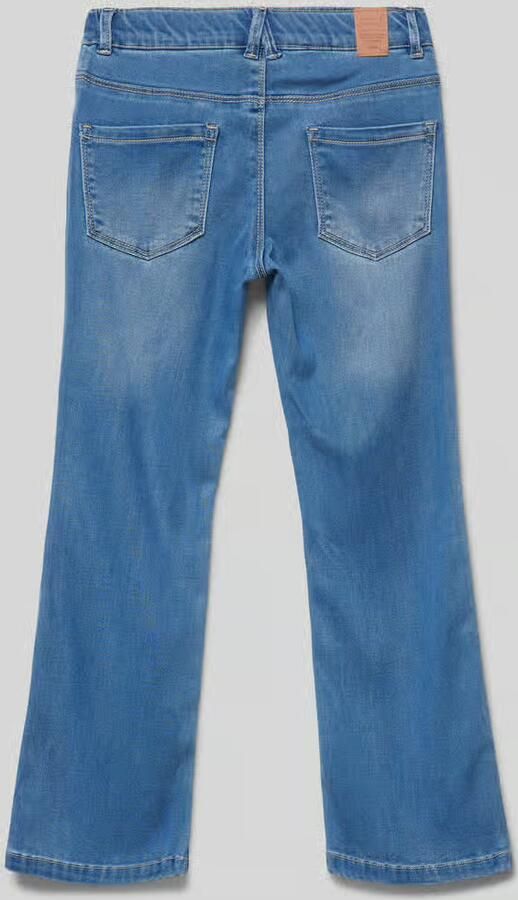 Name it MINI straight fit jeans NMFSALLI light blue denim Blauw Lyocell 104