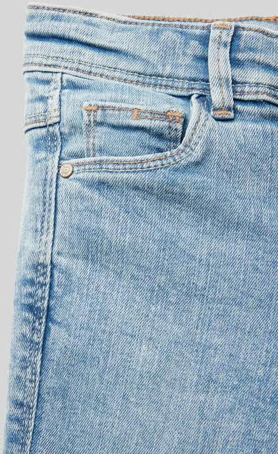 Name it KIDS bootcut fit jeans NKFPOLLY light blue denim Blauw Meisjes Stretchdenim 128 - Foto 9