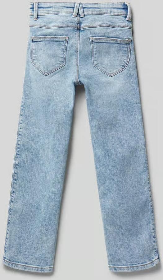 Name it KIDS bootcut fit jeans NKFPOLLY light blue denim Blauw Meisjes Stretchdenim 128 - Foto 9