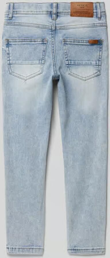 NAME IT KIDS slim regular waist slim fit jeans light blue denim - Foto 9