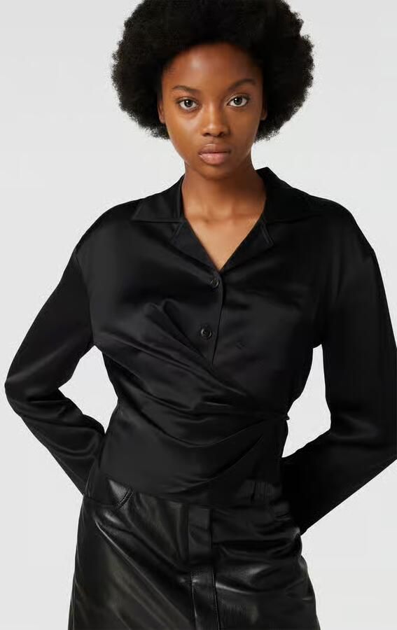 Nanushka Blouse met vetersluiting