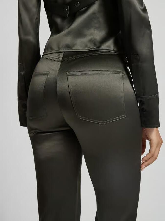 Nanushka Flared stoffen broek met 5-pocketmodel