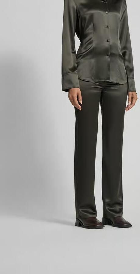 Nanushka Flared stoffen broek met 5-pocketmodel - Foto 3