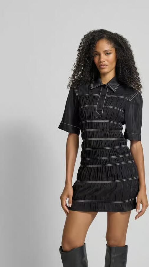 Nanushka Mini-jurk met korte knoopsluiting - Foto 3