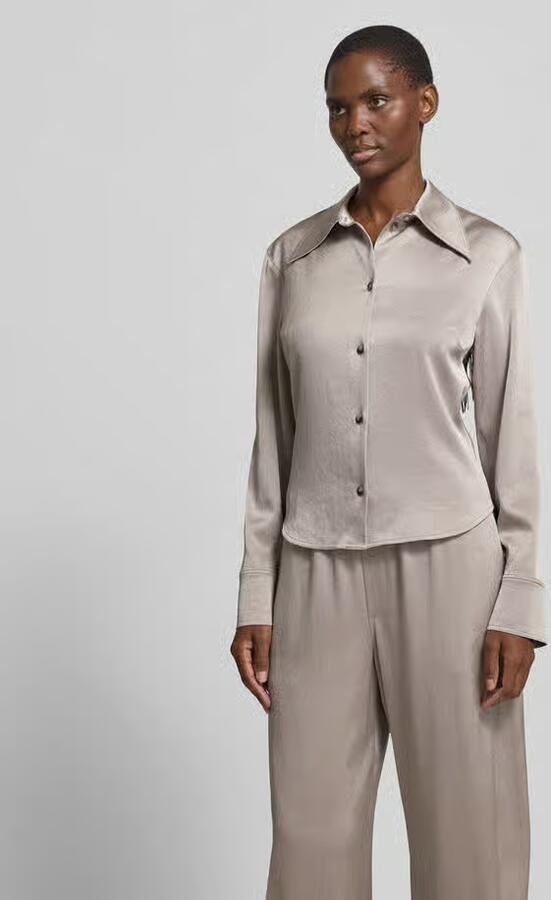 Nanushka Overhemdblouse met puntkraag - Foto 3