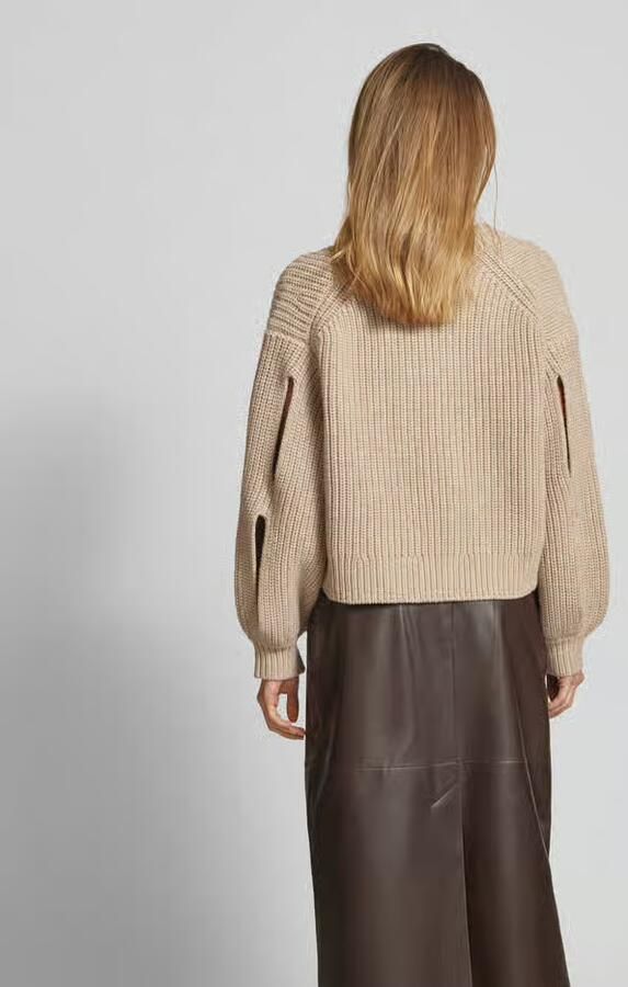 Nanushka Oversized cardigan met kasjmier - Foto 3