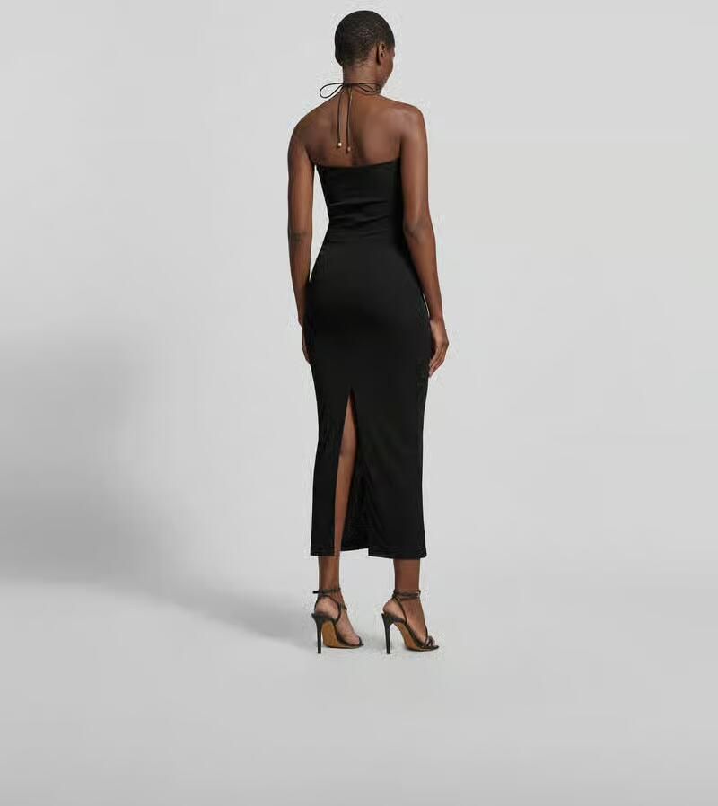 Nanushka Slim Fit midi-jurk met siersteentje-detail - Foto 2