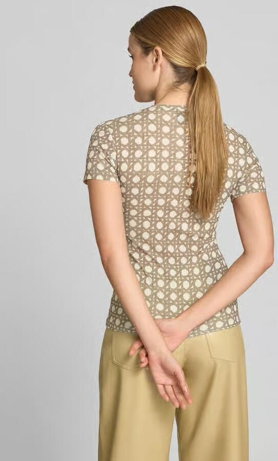 Nanushka Slim Fit t-shirt met ronde hals - Foto 3