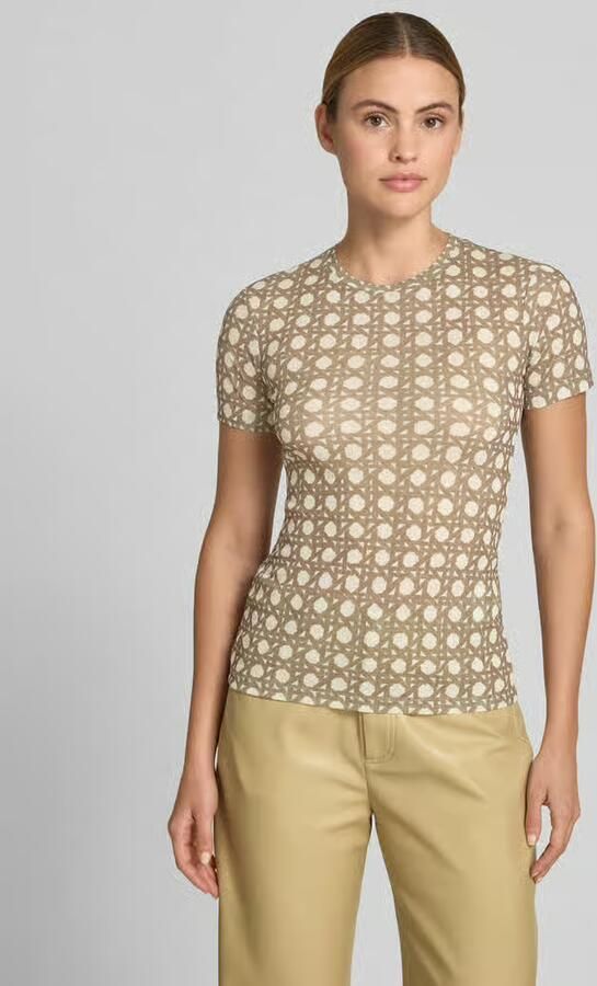 Nanushka Slim Fit t-shirt met ronde hals - Foto 2