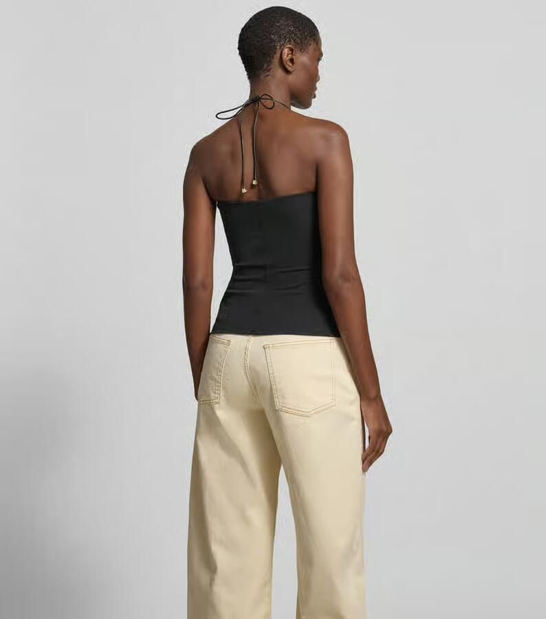 Nanushka top met halter met siersteentje - Foto 2