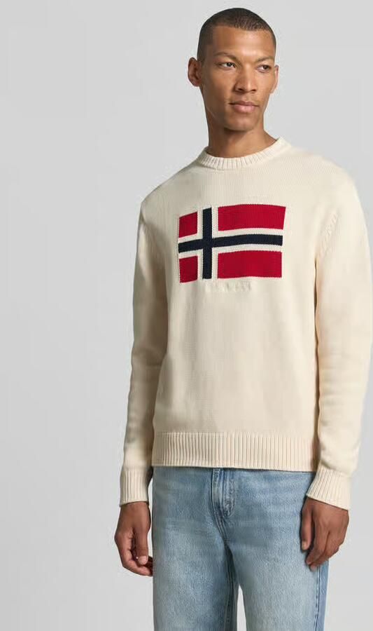 Napapijri Gebreide pullover van pure katoen model 'MURA' - Foto 2