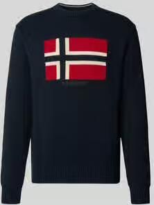 Napapijri Gebreide pullover van pure katoen model 'MURA'