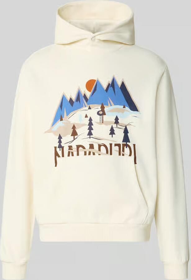 Napapijri hoodie met labelprint