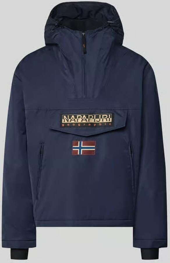 Napapijri Capuchon sweaters Rainforest Next Jas Donkerblauw