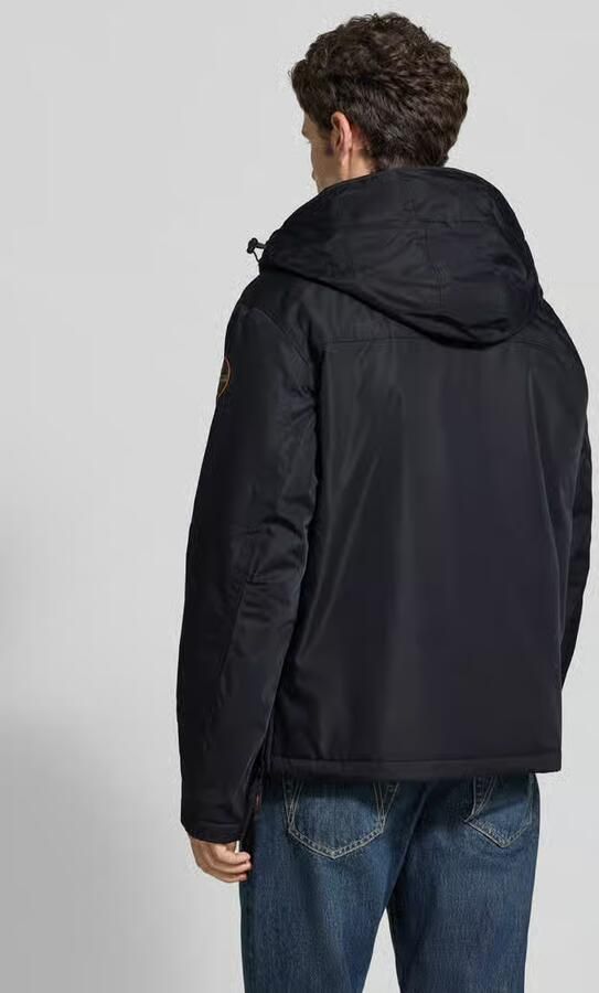 Napapijri Zwarte Polyesterjas Herfst Winter Collectie Black Heren - Foto 14