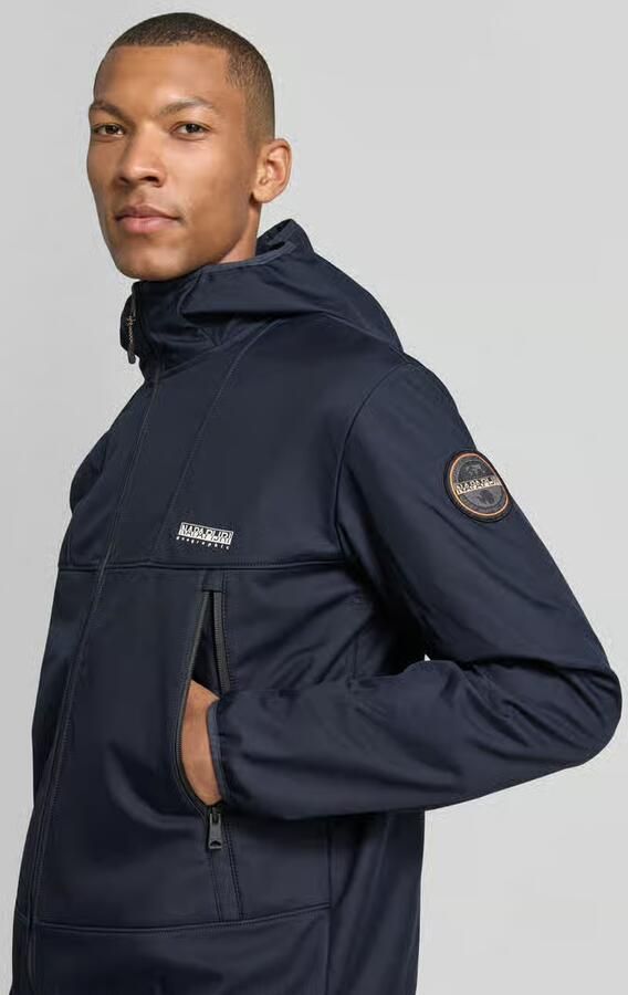 Napapijri Jack met capuchon en ritszakken model 'BIOIS'