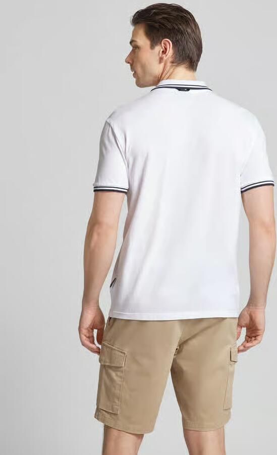 Napapijri Regular fit poloshirt met labelbadge model 'MACAS'