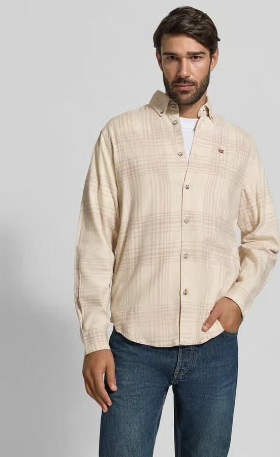 Napapijri Regular Fit vrijetijdsoverhemd met button-downkraag - Foto 3